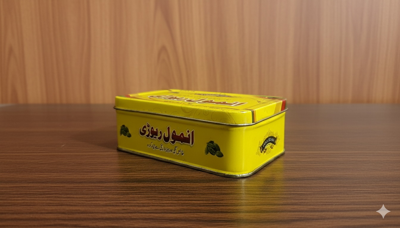 Anmol Rewari Special By Master foods Chakwal 500gm metal box